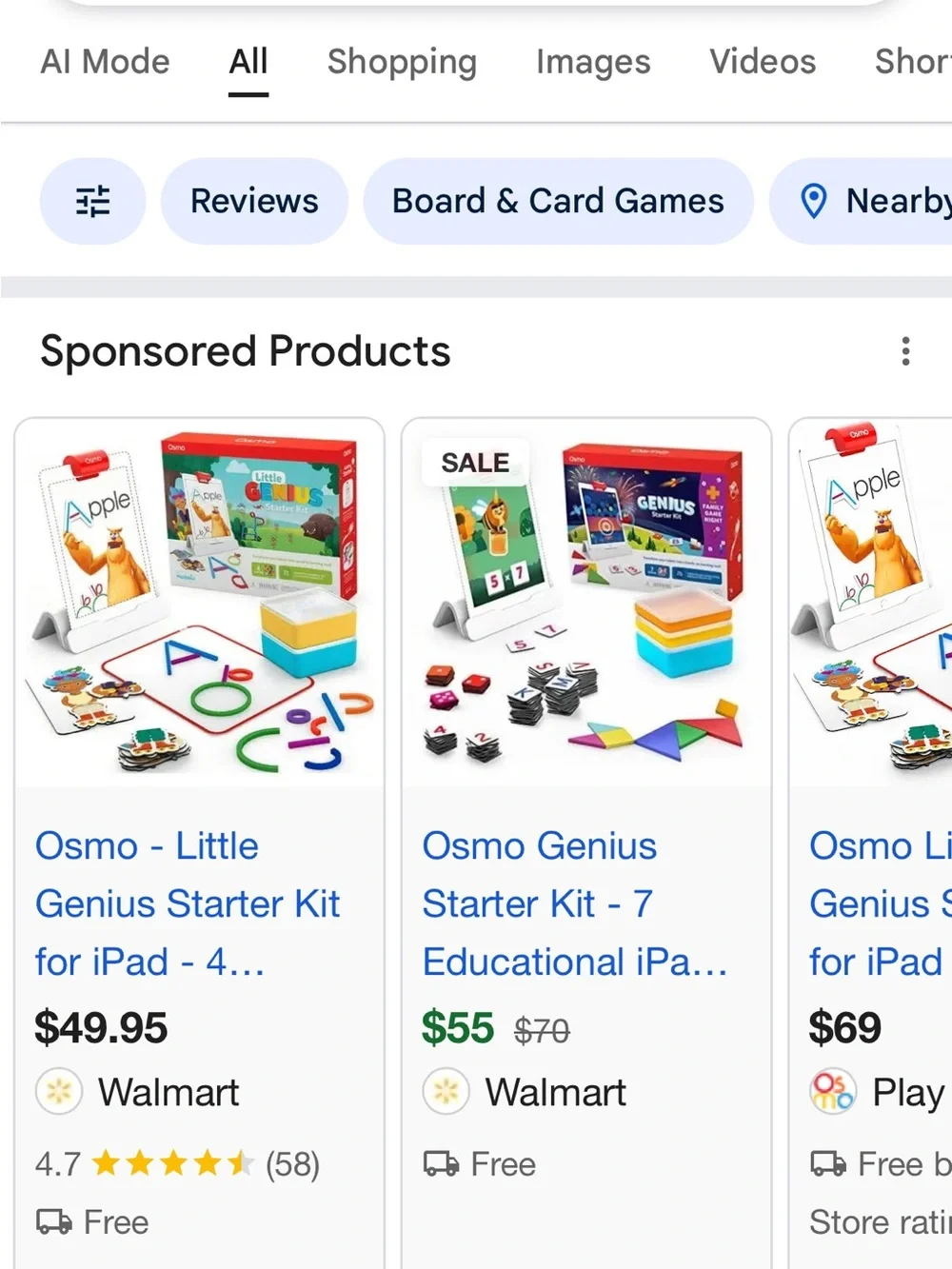 Osmo Genius starter Kit  Educational Game Set - White & Red